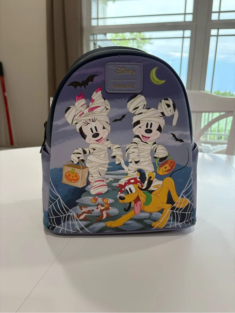 Loungefly Disney Halloween Mickey & Minnie Mummy Backpack NEW WITH TAGS